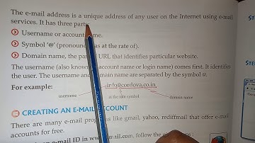 Class 5/ Lesson 7/ Multiple choice questions and E - mail address