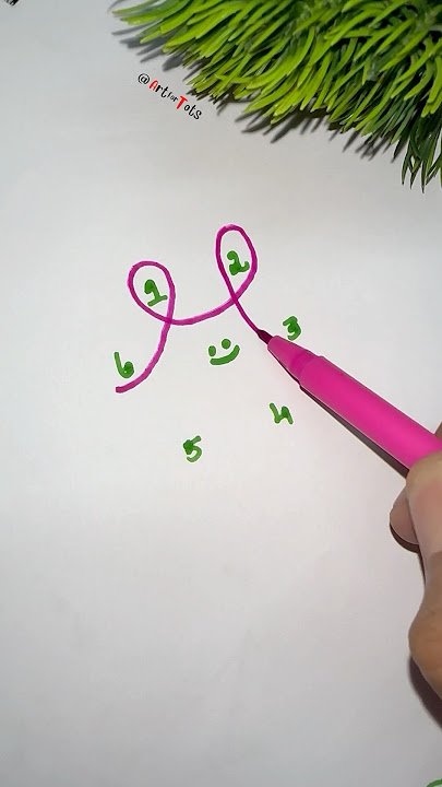 123 – Go Go Go! #number #art #shorts #youtubeshorts #trending #drawing