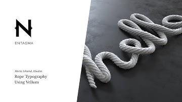 Rope Typography Using Houdini