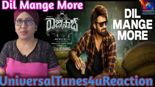 Dil Maange More Full Video Reaction, The RajaSaabPrabhas Malavika MohanNidhhi Radhika#DilMaangeMore 
