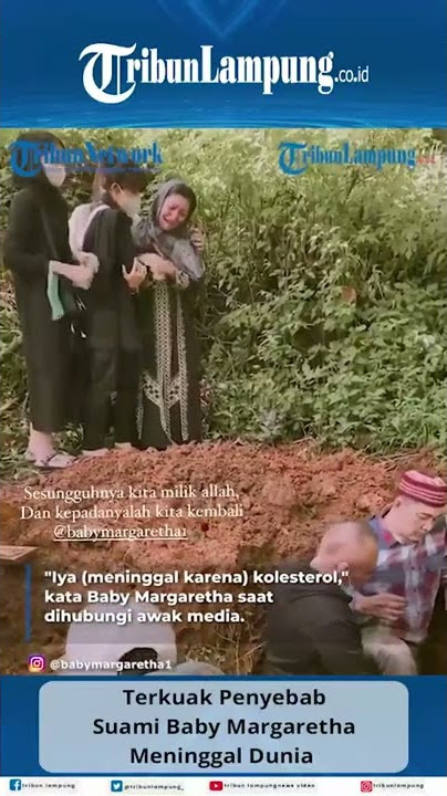 Suami Baby Margaretha Meninggal, Terungkap Penyebabnya #Shorts #TRIBUNLAMPUNG