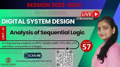 DSD57: Analysis and Synthesis of Synchronous Sequential Circuit
