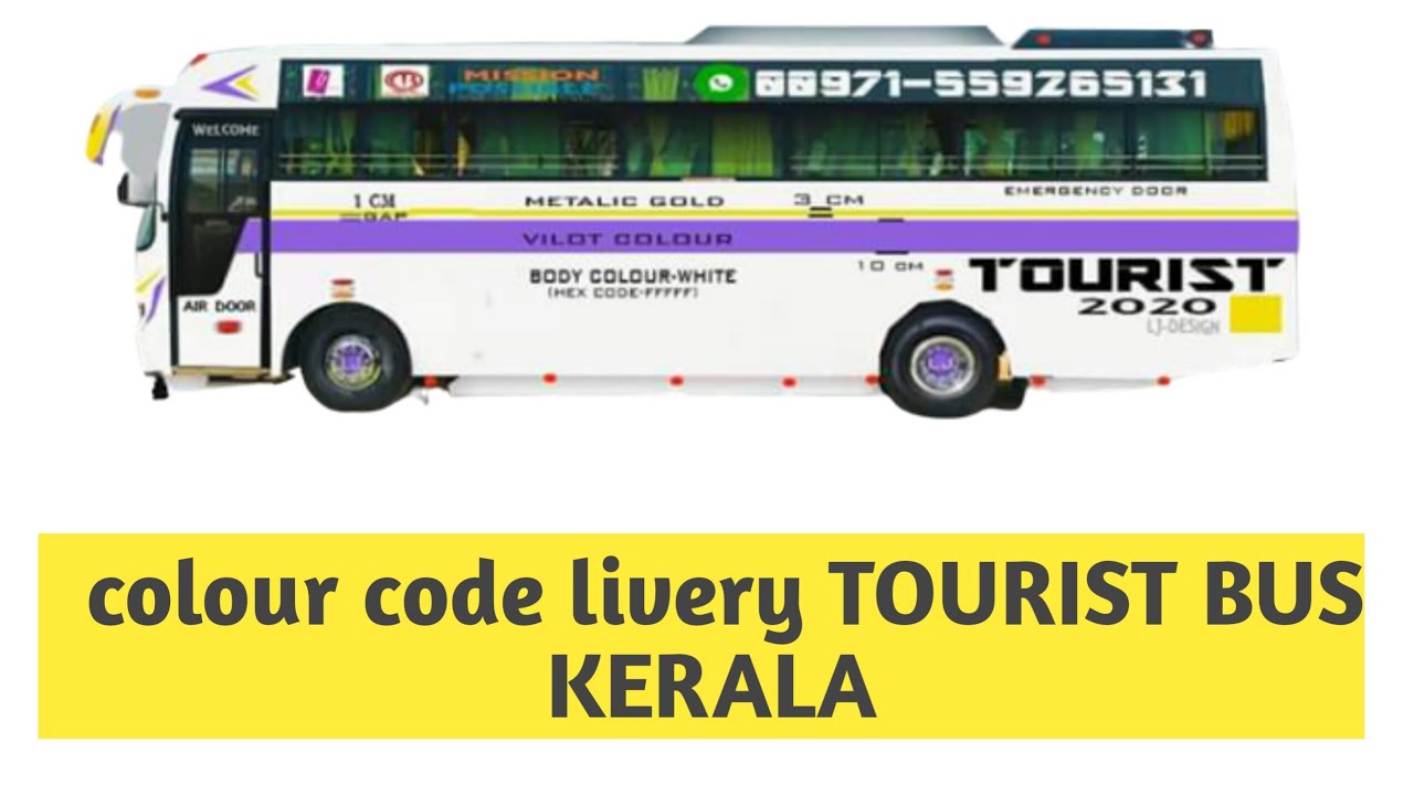 tourist bus colour code kerala