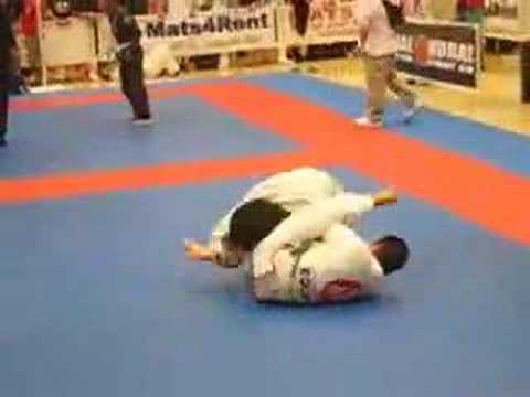 pat miller - panams 2007 bjj white belt middleweight rd2