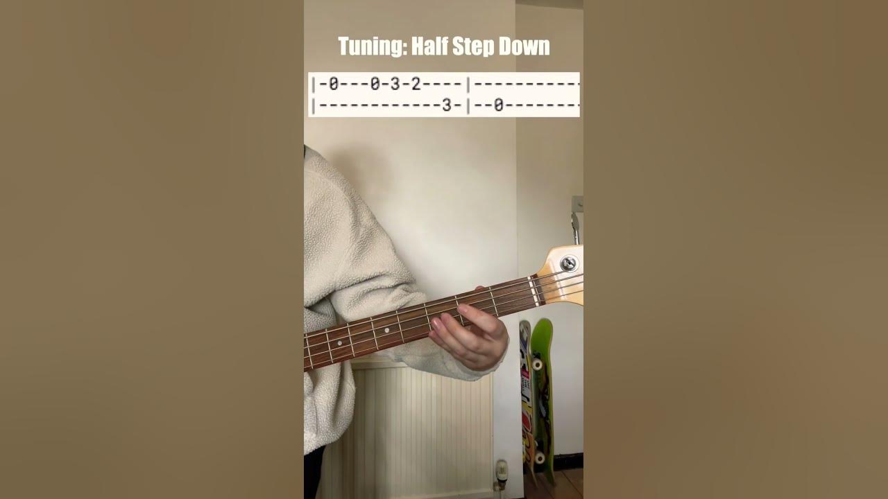 Gorillaz, Feel Good Inc- Bass Tutorial #tutorial #bass #shorts #gorillaz #youtube #lesson #practice