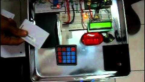 RFID Door Access System using PIC16F877a - Part 2/3