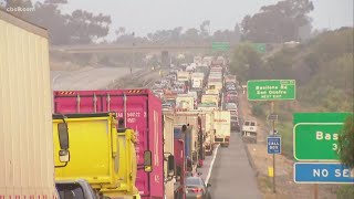 Police standoff prompts closure of northbound 5 freeway lanes near Camp Pendleton