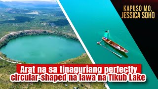Arat na sa tinaguriang perfectly circular-shaped na lawa na Tikub Lake | Kapuso Mo, Jessica Soho