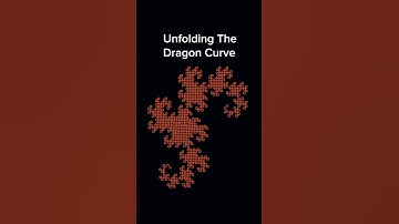 Unfolding the Dragon Curve #fractal #math #maths #shorts