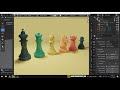 Cómo modelar un Ajedrez en Blender Parte 4