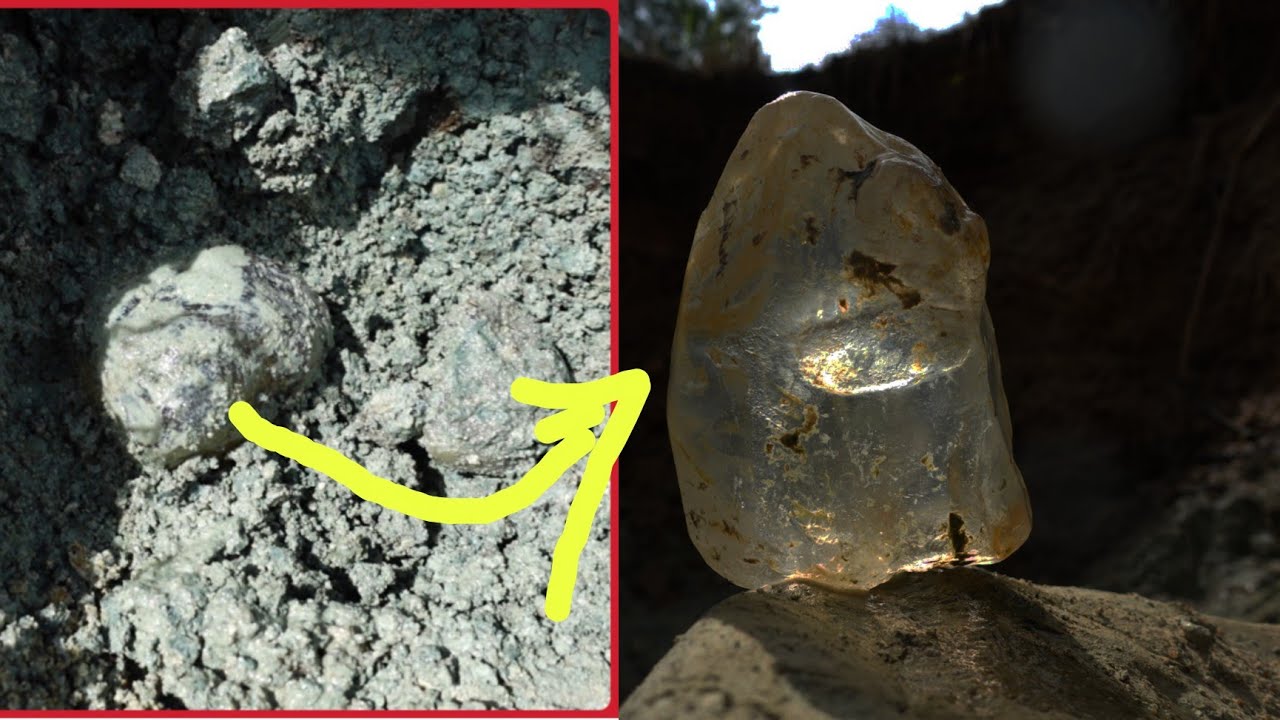 ត្បូងសរធម្មជាតិកំពង់ធំ How to dig White gems Vlog Episode 50 pheakdey official