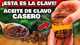 ¡REVELADO! Esto SUCEDE si usas ACEITE de CLAVO de OLOR CASERO | Mejora la CIRCULACIÓN y tus DOLORES