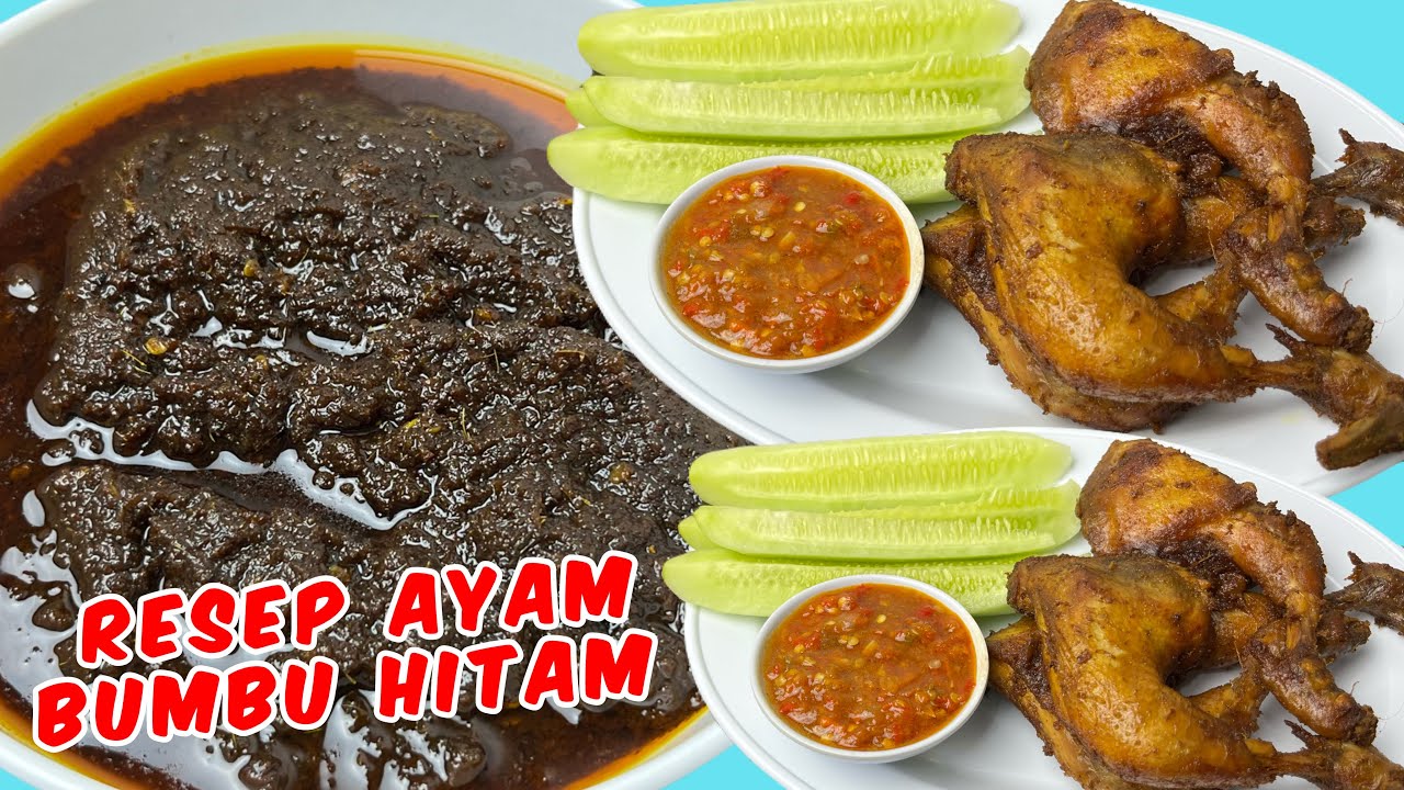 RESEP AYAM BUMBU HITAM MADURA || AYAM BUMBU IRENG