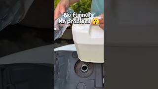 Genius DIY Funnel Hack! 🤯🛵 #shorts