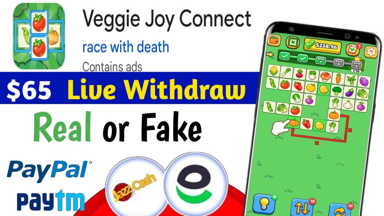 Is Veggie Joy Connect Legit? Honest App Review & Withdrawal Proof Real or Fake Veggie Joy Connect 