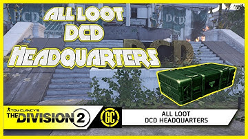 All Loot Locations - DCD Headquarters Discovery Merit | The Division 2
