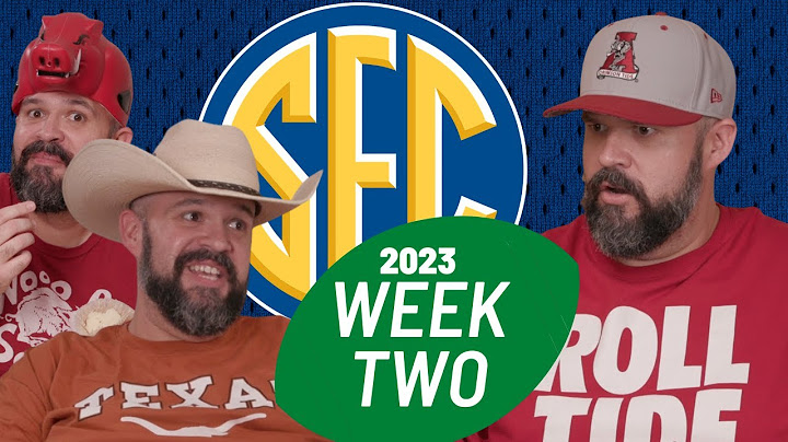 SEC Roll Call - Week Two (2023 Season)