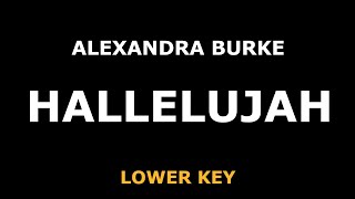 Alexandra Burke - Hallelujah - Piano Karaoke [LOWER]