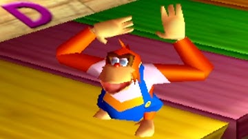 Donkey Kong 64 - 101% Walkthrough Part 10 No Commentary Gameplay - monke plays piano at R & D area