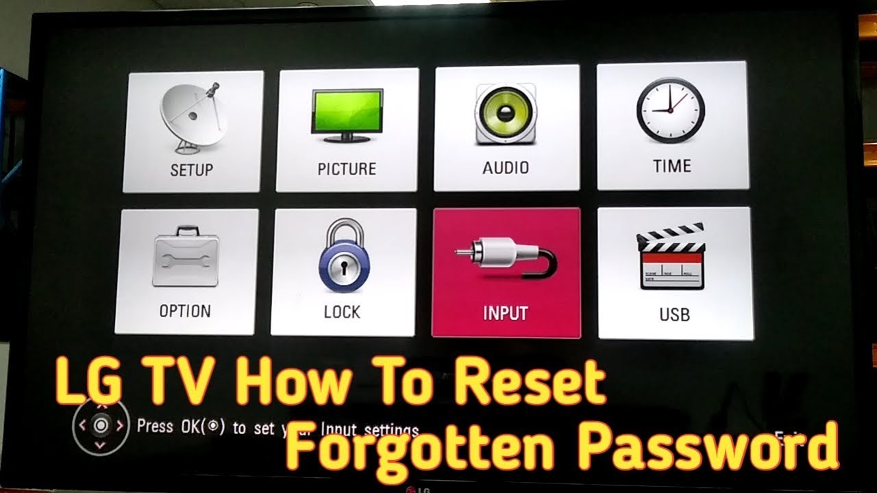 how to reset youtube on lg smart tv