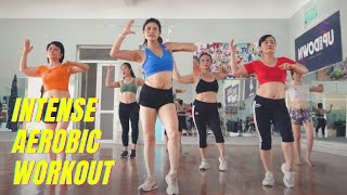 Intense Aerobic Workout 🔥Burn Lower Belly Fat | Zumba Class