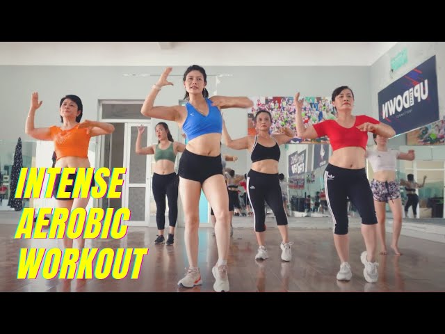 Intense Aerobic Workout 🔥Burn Lower Belly Fat | Zumba Class class=