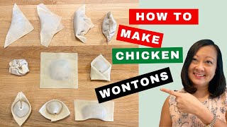 How To Make Chicken Wontons & Wonton Wrapper Ideas You've Never Seen Before