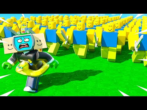 I Hired 1,000 Roblox Noobs To TROLL MY FRIENDS!