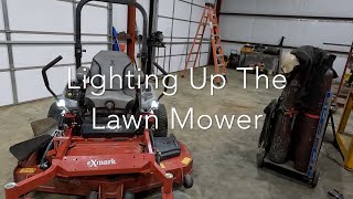 Lighting Up The Lawn Mower