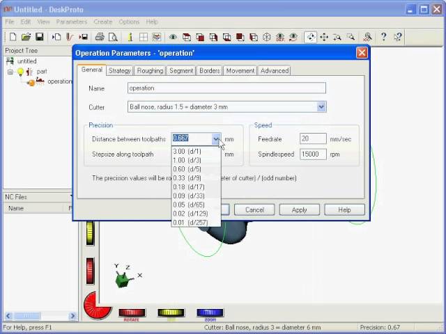 DeskProto - Feedrate for rotary machining: using G93 and G94 • The