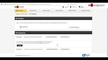N11magazam   N11 com dan nasil api alınır