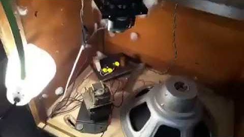 Quick Sound Check Of A Newly Recapped Leslie Crossover