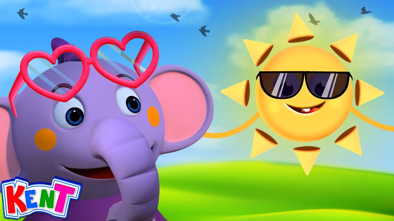 Mr. Sun | Summer Dance Song For Children - Nursery Rhymes & Kids Songs by Kent The Elephant