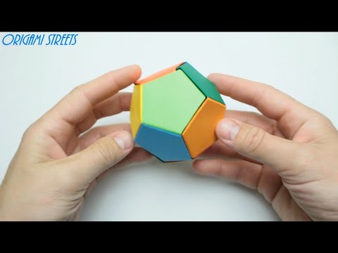 Как сделать мячик из бумаги оригами