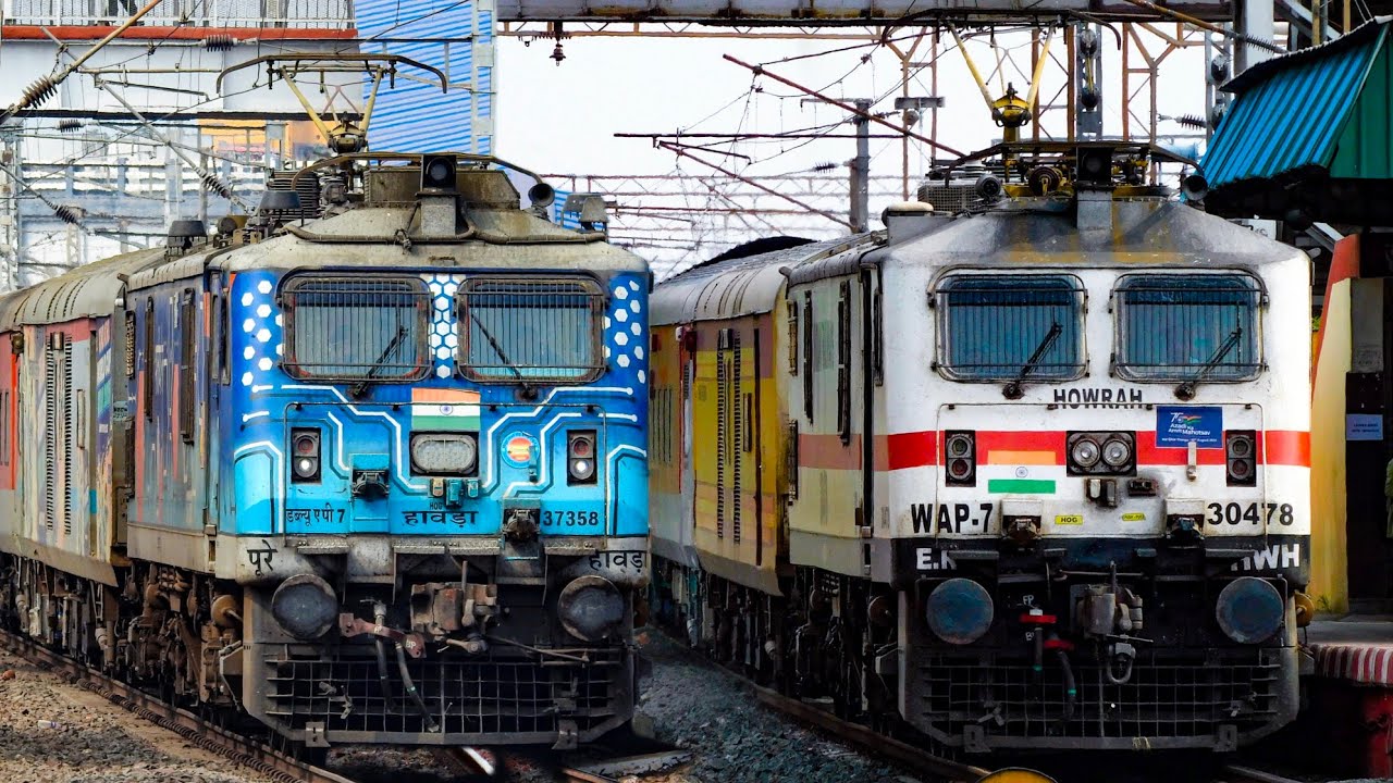 🔥PUSH PULL AMRIT BHARAT + VIVEK EXPRESS 130 KMPH Back to Back High Speed Train at Fastest Corridor🇮🇳