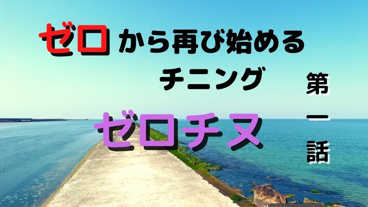 【チニング】ゼロチヌ　1話　初っ端からやらかす男【チヌ】