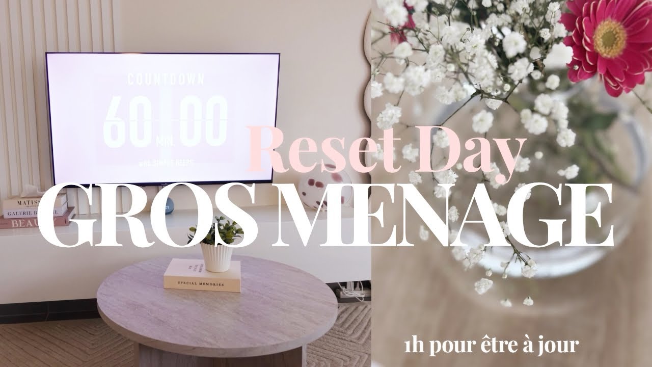 BIG RESET DAY | Mise à jour de la maison • On se motive ensemble • Début de nettoyage de PRINTEMPS🧼🫧