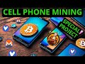 Special cell phone mining project  phone farm  passive income 2023