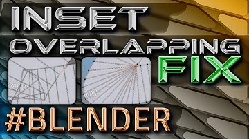 Inset Overlapping Faces - Fixing Methods - 3 Ways, 4 Examples 🔶 Blender 3D
