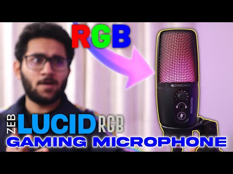 This Gaming Mic is Stunning | Zebronics ZEB-Lucid RGB Condenser