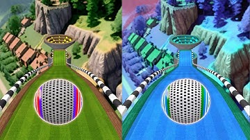 Rolling Balls sky escape - Day vs Night Super SpeedRun Gameplay Level 110