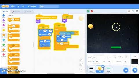 Ping Pong Game in scratch Part 2