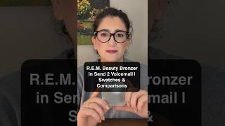 R.E.M. Beauty Hypernova Satin Matte Bronzer in Send 2 Voicemail | Swatches & Comparisons