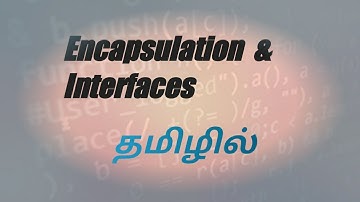C++ data encapsulation and interfaces concept explanation in tamil #encapsulation #interfaces #c++