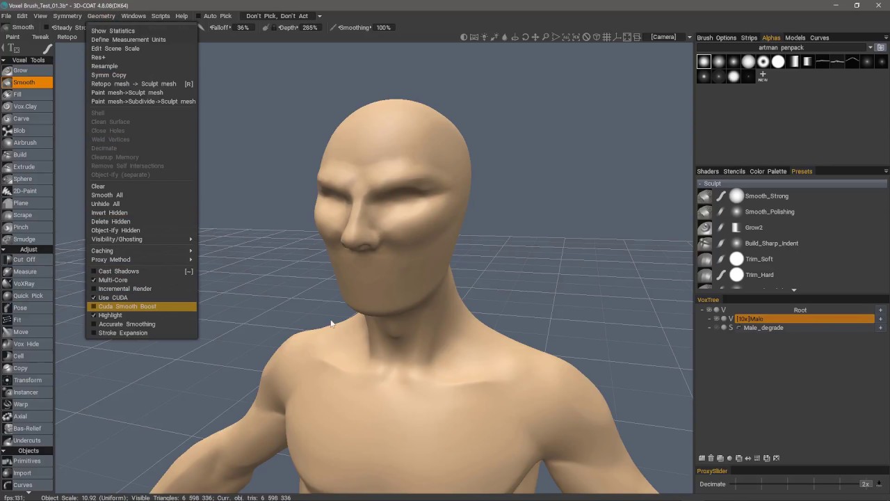 3ds Voxel Brushes: Smooth Brush