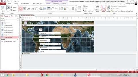 Remove Background Image | MS Access Database 18