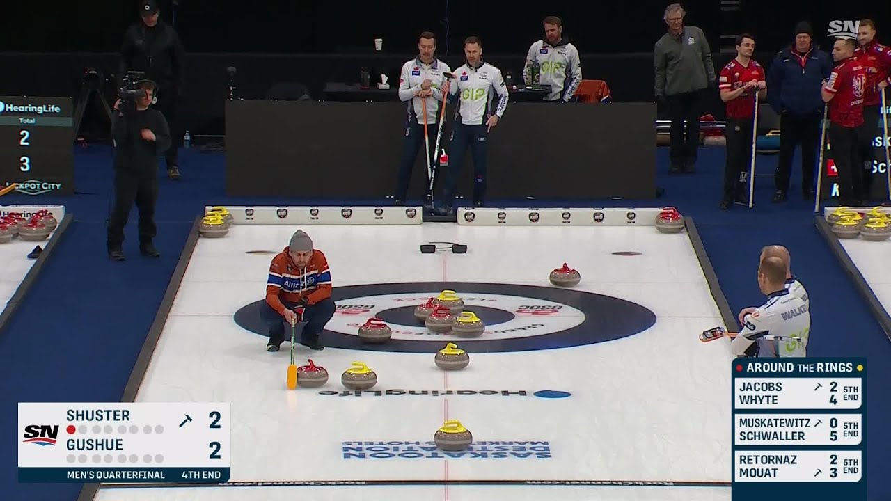 HearingLife Canadian Open | Men's quarterfinal: A huge shot for three for Team Shuster