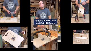 Assembly instructions for the Portable Plywood Router table and Fence