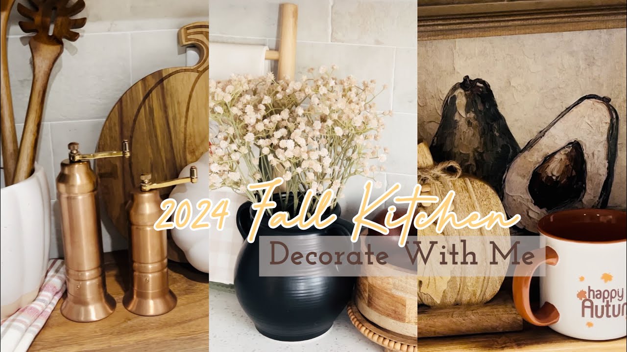2024 Fall Kitchen Decorate With Me | New Fall Decorating Ideas | How to ...