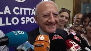 Euro 2032, il sindaco Vincenzo De Luca candida la città di Salerno